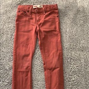 Kids Levi’s red jeans